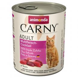 Angebot für Sparpaket animonda Carny Adult 24 x 800 g Katzenfutter - Multi-Fleischcocktail - Kategorie Katzenfutter & Zubehör / Katzenfutter nass / animonda Carny / animonda Carny Adult.  Lieferzeit: 1-2 Tage -  jetzt kaufen.