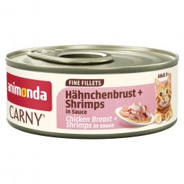 Sparpaket Animonda Carny Adult in Soße 24 x 60 g - Hühnchenbrust & Shrimps
