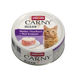 Sparpaket animonda Carny Ocean 24 x 80 g - Weißer Thunfisch + Red Snapper