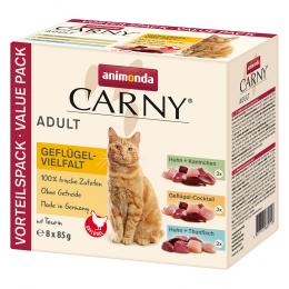 Angebot für Sparpaket animonda Carny Pouch 24 x 85 g  - Geflügel-Vielfalt (3 Sorten) - Kategorie Katze / Katzenfutter nass / animonda Carny / animonda Carny Adult.  Lieferzeit: 1-2 Tage -  jetzt kaufen.