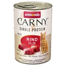 Sparpaket Animonda Carny Single Protein Adult 24 x 400 g - Rind pur