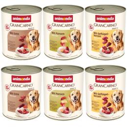 Sparpaket animonda GranCarno Original 24 x 800 g - Deftige Variation (3 Sorten)