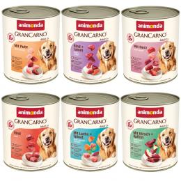 Sparpaket animonda GranCarno Original 24 x 800 g - Herzhafte Variation (6 Sorten)