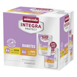 Sparpaket animonda Integra Protect Adult Diabetes 48 x 85 g - Mixpack (Huhn & Pute)