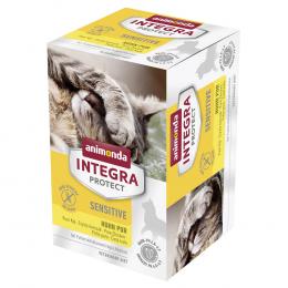 Sparpaket animonda Integra Protect Adult Sensitive 24 x 100 g Schale - Mixpaket (4 Sorten)