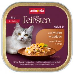 Sparpaket animonda vom Feinsten Adult 64 x 85 g - Huhn & Leber in Gelee