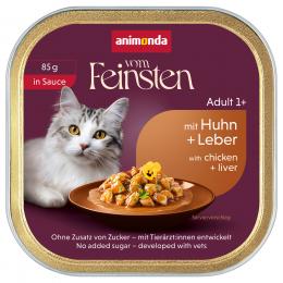 Angebot für Sparpaket animonda vom Feinsten Adult 64 x 85 g - Huhn & Leber in Soße - Kategorie Katzenfutter & Zubehör / Katzenfutter nass / animonda vom Feinsten / Vom Feinsten Schale.  Lieferzeit: 1-2 Tage -  jetzt kaufen.