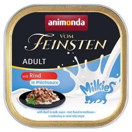 Sparpaket Animonda Vom Feinsten Adult Milkies in Sauce 32 x 100 g - Rind in Milchsauce