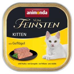 Angebot für Sparpaket animonda vom Feinsten Kitten 72 x 100 g - mit Geflügel - Kategorie Katze / Katzenfutter nass / animonda vom Feinsten / Vom Feinsten Schale.  Lieferzeit: 1-2 Tage -  jetzt kaufen.