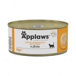 Sparpaket Applaws in Brühe 24 x 156 g - Hühnchenbrust & Käse