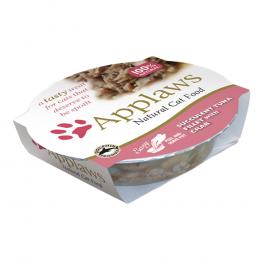 Sparpaket Applaws in Brühe 24 x 70 g - Thunfischfilet mit Krabben