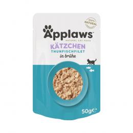 Sparpaket Applaws Natural Kitten in Brühe 24 x 50 g - Thunfischfilet