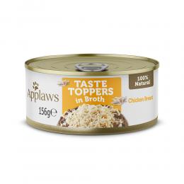 Sparpaket Applaws Taste Toppers in Brühe 12 x 156 g - Huhn