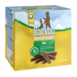 Sparpaket Barkoo Dental Snacks - für kleine Hunde 56 Stück (960 g)