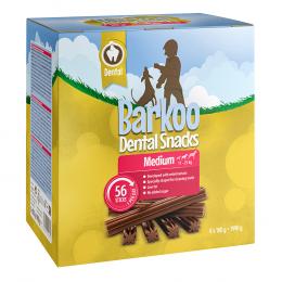 Sparpaket Barkoo Dental Snacks - für mittelgroße Hunde 56 Stück (1,44 kg)
