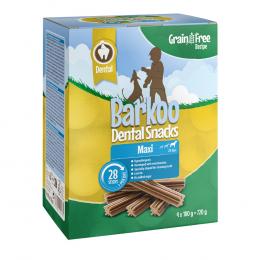 Sparpaket Barkoo Dental Snacks - GETREIDEFREIE Rezeptur - für große Hunde 28 Stück (720 g)