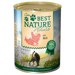 Sparpaket Best Nature Cat Adult 12 x 400 g - Lachs, Huhn & Reis