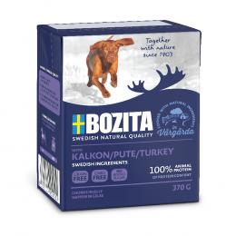 Sparpaket Bozita Häppchen in Gelee 12 x 370 g Pute