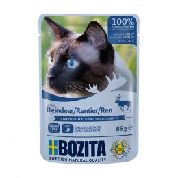 Sparpaket Bozita Häppchen in Gelee Pouch 24 x 85 g - Rentier