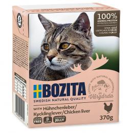 Angebot für Sparpaket Bozita Tetra Häppchen 24 x 370 g - Gelee: Hühnchenleber - Kategorie Katze / Katzenfutter nass / Bozita / Tetra Recart.  Lieferzeit: 1-2 Tage -  jetzt kaufen.