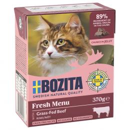 Angebot für Sparpaket Bozita Tetra Häppchen 24 x 370 g - Gelee: Rinderhack - Kategorie Katze / Katzenfutter nass / Bozita / Tetra Recart.  Lieferzeit: 1-2 Tage -  jetzt kaufen.