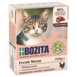 Angebot für Sparpaket Bozita Tetra Häppchen 24 x 370 g - Soße mit Hühnchenleber - Kategorie Katze / Katzenfutter nass / Bozita / Tetra Recart.  Lieferzeit: 1-2 Tage -  jetzt kaufen.