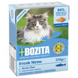 Angebot für Sparpaket Bozita Tetra Häppchen 24 x 370 g - Soße Sterilised mit Saibling - Kategorie Katze / Katzenfutter nass / Bozita / Tetra Recart.  Lieferzeit: 1-2 Tage -  jetzt kaufen.