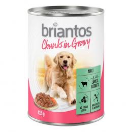 Sparpaket Briantos Chunks in Gravy 24 x 415 g - Lamm und Karotten