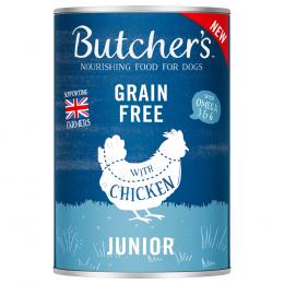 Sparpaket Butcher's Original Grainfree Junior 48 x 400 g - mit Huhn