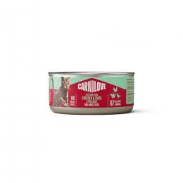 Sparpaket Carnilove Cat Paté 24 x 100 g - Huhn, Ente & Fasan