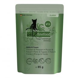 Sparpaket catz finefood 60 x 85 g - Huhn & Fasan