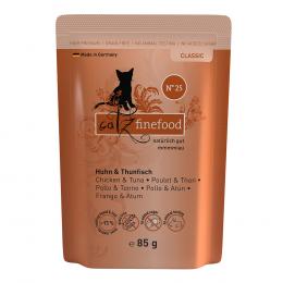 Sparpaket catz finefood 60 x 85 g - Huhn & Thunfisch