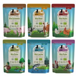 Sparpaket catz finefood Bio 24 x 85 g - Mixpaket (6 Sorten)