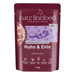 Angebot für Sparpaket catz finefood Feines Filet 32 x 85 g - Huhn & Ente - Kategorie Katzenfutter & Zubehör / Katzenfutter nass / catz finefood / -.  Lieferzeit: 1-2 Tage -  jetzt kaufen.