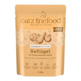 Angebot für Sparpaket catz finefood Kitten 24 x 85 g - Geflügel - Kategorie Katzenfutter & Zubehör / Katzenfutter nass / catz finefood / Kitten.  Lieferzeit: 1-2 Tage -  jetzt kaufen.