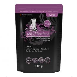 Sparpaket catz finefood Pure Pouch 24 x 85 g - Lamm