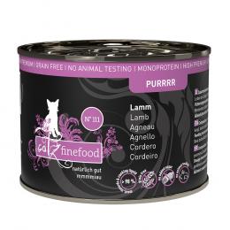 Sparpaket catz finefood Purrrr 12 x 200 g - No. 111 Lamm