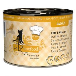 Sparpaket catz finefood Ragout 24 x 190 g - No.607 Känguru & Ente