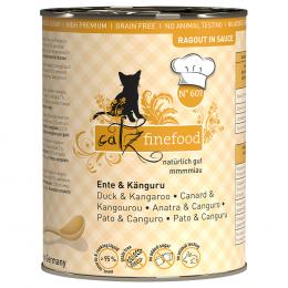 Sparpaket catz finefood Ragout 24 x 380 g - Ente & Känguru