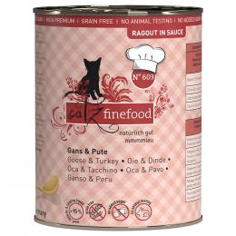 Sparpaket catz finefood Ragout 24 x 380 g - No.603 Gans & Pute