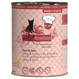 Sparpaket catz finefood Ragout 24 x 380 g - No.603 Gans & Pute