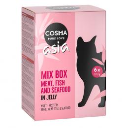 Angebot für Sparpaket Cosma Asia Frischebeutel 24 x 100 g - Mixpaket (6 Sorten) - Kategorie Katze / Katzenfutter nass / Cosma / Cosma Asia.  Lieferzeit: 1-2 Tage -  jetzt kaufen.
