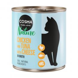 Angebot für Sparpaket Cosma Nature 12 x 280 g -  Hühnchen  & Thunfisch mit Käse - Kategorie Katze / Katzenfutter nass / Cosma Nature / Nature.  Lieferzeit: 1-2 Tage -  jetzt kaufen.
