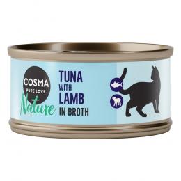 Angebot für Sparpaket Cosma Nature 24 x 70 g - Thunfisch mit Lamm - Kategorie Katze / Katzenfutter nass / Cosma Nature / Cosma Nature.  Lieferzeit: 1-2 Tage -  jetzt kaufen.