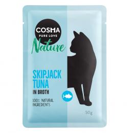 Angebot für Sparpaket Cosma Nature Frischebeutel 18 x 50 g  - Skipjack Thunfisch - Kategorie Katze / Katzenfutter nass / Cosma Nature / Nature.  Lieferzeit: 1-2 Tage -  jetzt kaufen.
