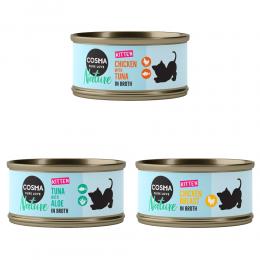 Sparpaket Cosma Nature Kitten 24 x 70 g - Mixpaket 1 (3 Sorten)