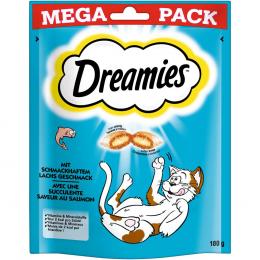 Sparpaket Dreamies 55 / 60 / 180 g - Sparpaket Lachs (4 x 180 g)