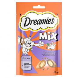 Sparpaket Dreamies 60 / 180 g - Mixpaket Huhn & Ente (6 x 60 g)