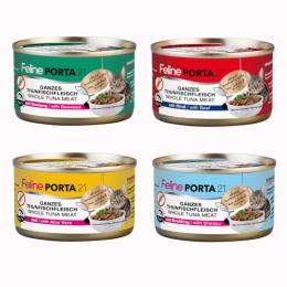 Sparpaket Feline Porta 24 x 90 g - Mixpaket Thunfisch (4 Sorten)