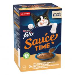 Sparpaket Felix Sauce Time 12 x 40 g - mit dem Geschmack von Huhn & Truthahn